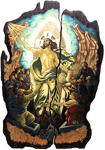 Resurrection of Christ religious byzantine icon